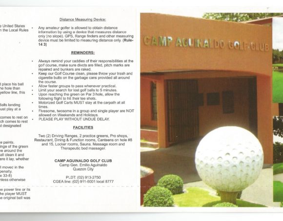 Camp Aguinaldo Golf Club 1